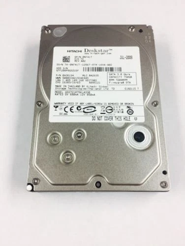 Dell NT417 750GB SATA 3GBPS 7200RPM 3.5" - Image 1 of 1
