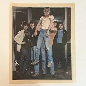 Tom Petty and the Heartbreakers Group Photo 1980 Original Advertisement 11"x13" - Picture 1 of 1