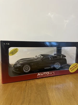 1/18 Autoart Dodge Viper Plaint Body Black - Photo 1/4