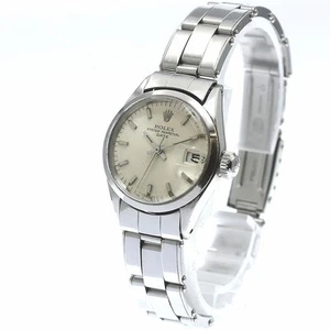 Rolex 6516 Oyster Perpetual Date Cal.1161 Automatic Winding Silver Ladies 25mm - Picture 1 of 8