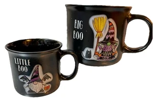 Juego de tazas de cerámica de Halloween Cobwebs & Cauldrons Big Boo & Little Boo - Imagen 1 de 6
