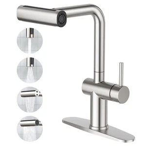 Touchless Bar Sink Faucet,Chrome Bathroom Facuets 1 3 Holes, Single Handle Ba... - Picture 1 of 7
