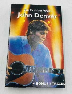 An Evening With John Denver Cassette Tape Includes 2 Bonus Tracks! - Image 1 of 4