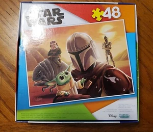 Star Wars The Mandalorian 48pc Puzzle Buffalo Puzzles Disney COMPLETE - Picture 1 of 5