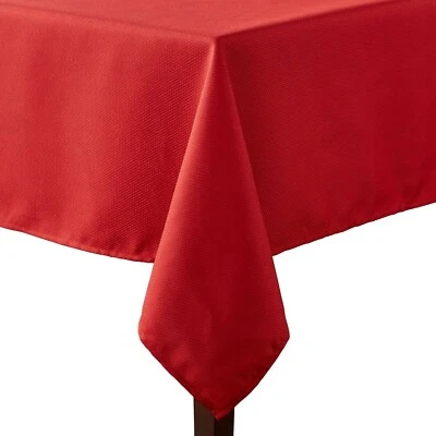 Fraser Red Sedona Holiday Tablecloth Kitchen Dining Table Polyester 60 x 84-inch - Image 1 of 2