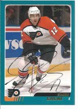 2003-04 Topps O-Pee-Chee SIMON GAGNE #73 Hand Signed Autograph