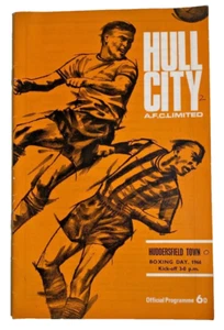 Programa de fútbol americano Hull City v Huddersfield Town 26/12/66 - Imagen 1 de 14