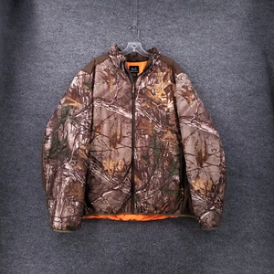 Realtree Jacket Mens 3XL XXXL Brown Xtra Camo Full Zip Insulated Hunting Outdoor - Picture 1 of 11