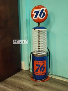 union 76 oil Gas Pump Advertising 39" X 11" Unique Fun Men Cave Entryway Room - Picture 1 of 6