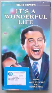 It's a Wonderful Life - VHS 1989 Brand New - Picture 1 of 2