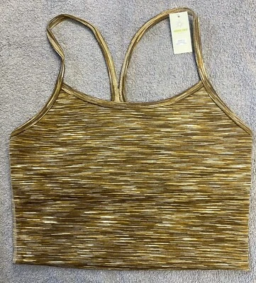 OFFLINE by Aerie The Hugger Ombre Racerback Bra -- XS BROWN - Image 1 of 4