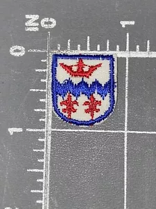 Vintage Heraldisch Shield Crest Wappen Aufnäher Applikation Verzierung Heraldry - Bild 1 von 2