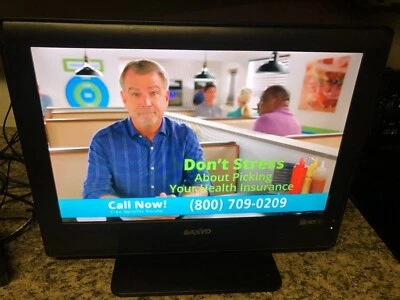 Sanyo 19" LCD HD TV DP19657 No Remote. - Image 1 of 4