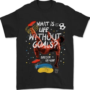 Camiseta Life Without Goal Football Quote Divertida Para Hombre 100% Algodón - Imagen 1 de 12