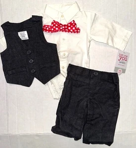 JUST ONE YOU 4 piece set white/dark gray/red size NEWBORN - Picture 1 of 1