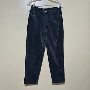 Ralph Lauren Green Corduroy Straight Leg Pants Women’s Size 8P - Picture 1 of 7