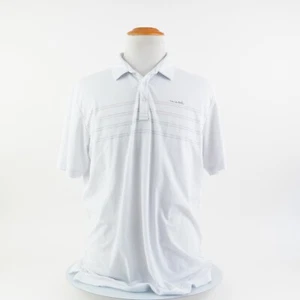 Travis Mathew Men's Golf Polo Short Sleeve Size XL Performance Wear PGA White - Picture 1 of 24