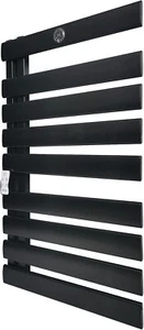 Radiador de toallas 425 W con mando WIFI negro PURLINE NTW-15 B-WARE - Imagen 1 de 3