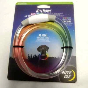 Collar de seguridad recargable LED NiteHowl, disco OSelect - Imagen 1 de 2