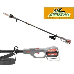 Seghetto Potatore su asta telescopica LISAM SKYTRONIC con 2 batterie 21 V 8 Ah - Foto 1 di 1