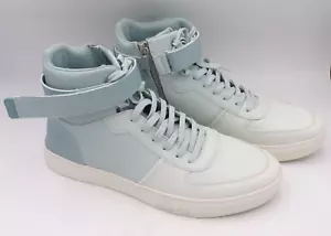 Scarpe ALDO da uomo blu chiaro stringate con cerniera laterale scarpe da ginnastica alte Sethen taglia 11 - Foto 1 di 19