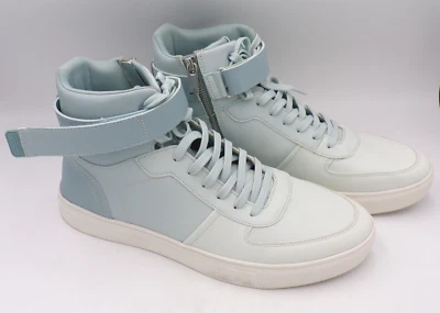 Tênis ALDO Masculino Azul Claro com Cadarço com Zíper Lateral Top Alto Sethen Tamanho 11 - Imagem 1 de 4