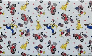 Disney Mickey Mouse Anti-Fatigue Kitchen Mat Rug 18”x30” USA Flag Pluto Goofy - Picture 1 of 6