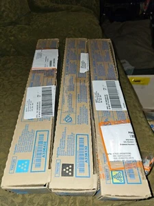 3 Colors Konica Minolta Genuine TN512 Toner A33K232 A33K132 A33K432 bl cy ye - Picture 1 of 6