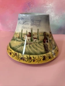 Yankee Candle JARRO TOPPER SOMBRA CAMPO ITALIANO TOSCANO TEMA H 4.25" - Imagen 1 de 9