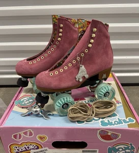 Moxi Lolly Rollschuhe Malibu Barbie Strawberry Pink Größe 7 Neu - Bild 1 von 11
