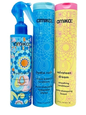 Amika Shampoo And Conditioner 9.2 Hydrorush Intensive Leave-in&smoothing 6.7 oz - Image 1 of 4