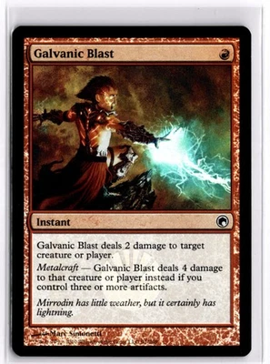 Galvanic Blast Foil Scars of Mirrodin 91 LP x1 MTG Magic: the Gathering - Image 1 of 2