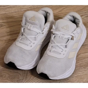 Adidas Damen Galaxy 7 Laufschuhe Größe 8,5 weiß mit schwarz gebraucht  - Bild 1 von 6