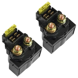 2x Caltric Starter Solenoid Relays for Kawasaki Bayou 220 KLF220 1988 - 2002 - Picture 1 of 7