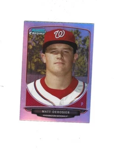 2013 Bowman Chrome Draft Draft Picks Refractors #BDPP112 Matt Derosier - Picture 1 of 2