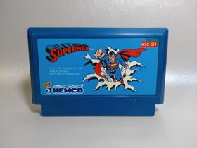 Superman Famicom Cartridge Only Used Tested Authentic Japanese ver Import Game