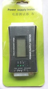 Power Supply Tester PC Computer LCD 20/24 Pin 4 PSU ATX BTX ITX SATA HDD Digital - Picture 1 of 2