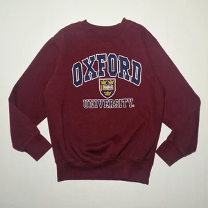 Official Oxford University Maroon Sweatshirt Size XS Unisex Embroidered - Picture 1 of 7