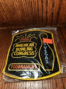 1986 Las Vegas American Bowling Congress Tournament Patch - Picture 1 of 2