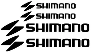 Shimano Bicycle Vinyl Frame Decal Sticker Set MTB/Road Bike - Multiple Colors - Picture 1 of 6