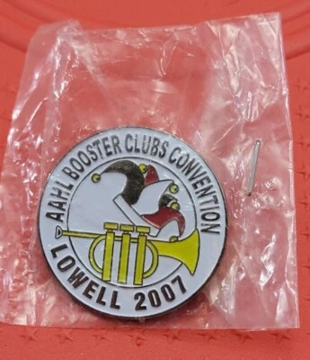 Prendedor de hockey sobre hielo Lowell 2007 AAHL Booster Clubs Convention Foto 1 de 4