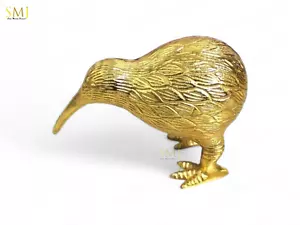 Kiwi uccellino figura animale uccellino che corre animale placcato argento artigianale animale regalo - Foto 1 di 4