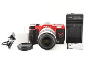 PENTAX Q10 12.4MP Digital Camera Red Body w/5-15mm 02 Lens [Exc+++] Japan #313