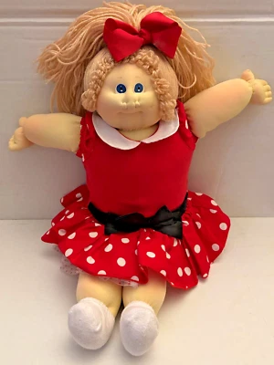 Vintage 1983 Little People Cabbage Patch Kids Doll Soft Sculpture Xavier Roberts - Image 1 of 4