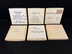 Robert Gordon 1977-78 (6) 5" Reel to Reel Tapes.  1/4" 7-1/2 IPS Stereo (G) - Picture 1 of 8