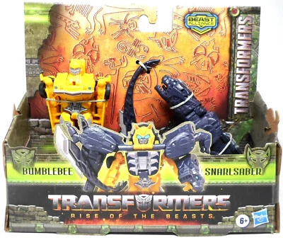 TRANSFORMERS 2023 RISE OF THE BEASTS ALLIANCE BUMBLEBEE SNARLSABER COMBINER MIB - Image 1 of 4