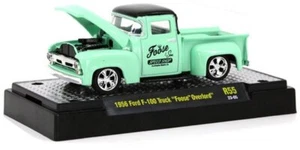FORD F-100 Truck - Foose Overlord - 1956 - mintgrün - M2 1:64 - Foto 1 di 6