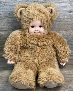 Anne Geddes Baby Doll Teddy Bear Costume Plush Collectible Stuffed Toy Vintage - Picture 1 of 13