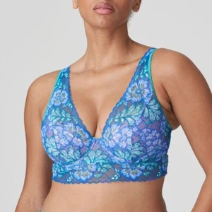 Prima Donna MERMAID BLUE Twist Morro Bay Plunge Bra, US 32D, UK 32D - Picture 1 of 4