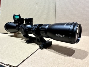 6-24X50 Rifle scope illuminated reticle +RMR Red dot sight DMR Sight - Picture 1 of 15